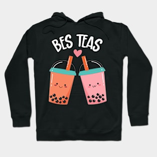 Bes Teas Cute Kawaii Boba Drinks Bubble Tea Hoodie